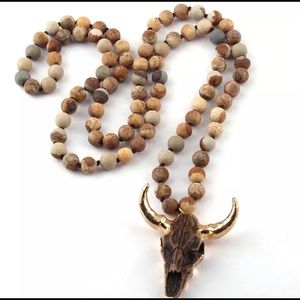 Cow head Beads Necklace